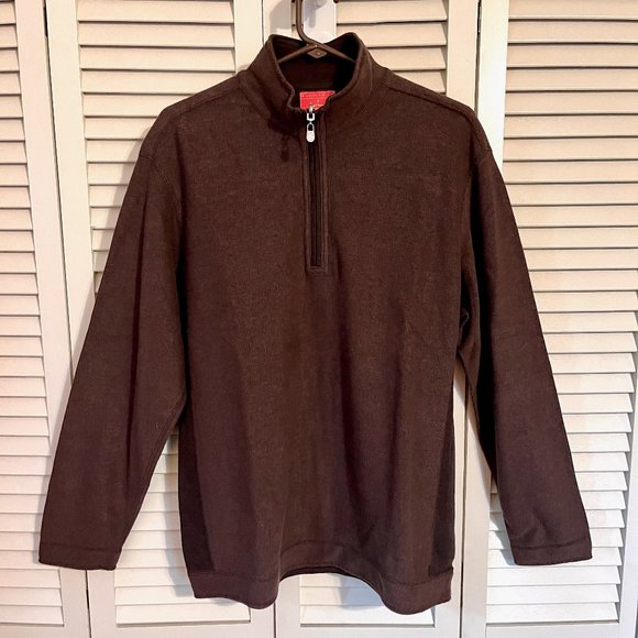 Tommy Bahama Other - Tommy Bahama Reversible Half-Zip Sweater * Sz Med * Knit/Jersey